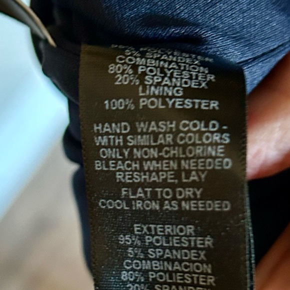 Jessica Howard - Size 12P - Navy Blue Dress - Worn Once - Picture 9 of 10